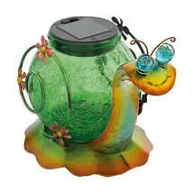 Eglo Z-SOLAR napelemes lámpa, tartozék beépített LED acél többszínű test, üveg zöld bura | 48862