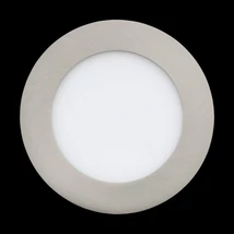 Eglo FUEVA-Z beépíthető lámpa, tartozék beépített LED, IP20-44 acél szatén nikkel test, műanyag fehér bura | 900112