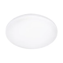 Eglo RONCO kültéri mennyezet lámpa, tartozék beépített LED, IP44 acél fehér test, műanyag fehér bura | 900297