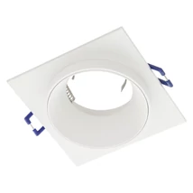 Eglo CAROSSO beépíthető lámpa, GU10-LED foglalattal, fényforrás nem tartozék, IP20 alumínium fehér-fekete test | 900455