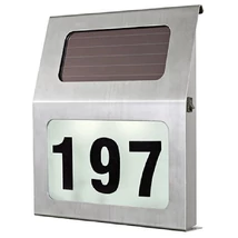 Eglo Z-SOLAR napelemes lámpa, tartozék beépített LED acél rozsdamentes acél test | 90497