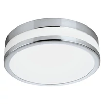Eglo LED PALERMO fürdőszobai mennyezet lámpa, tartozék beépített LED, IP44 acél króm test, szatén üveg fehérre festett bura | 94998