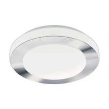 Eglo LED CARPI fürdőszobai mennyezet lámpa, tartozék beépített LED, IP44 acél fehér-króm test, műanyag fehér bura | 95282
