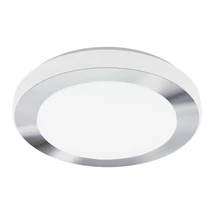 Eglo LED CARPI fürdőszobai mennyezet lámpa, tartozék beépített LED, IP44 acél fehér-króm test, műanyag fehér bura | 95283