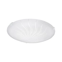 Eglo MARGITTA 1 mennyezet lámpa, tartozék beépített LED, IP20 acél fehér test, üveg arany szín-áttetsző bura | 96089