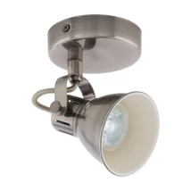 Eglo SERAS spot lámpa, GU10-LED foglalattal, fényforrás tartozék, IP20 acél antik nikkel-krém test | 96552