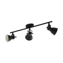 Eglo SERAS 2 spot lámpa, GU10-LED foglalattal, fényforrás tartozék, IP20 acél fekete test | 98399