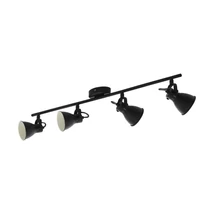 Eglo SERAS 2 spot lámpa, GU10-LED foglalattal, fényforrás tartozék, IP20 acél fekete test | 98408