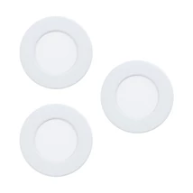 Eglo FUEVA 5 beépíthető lámpa, tartozék beépített LED, IP20 acél fehér test, műanyag fehér bura | 99135