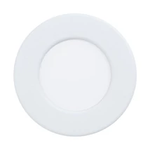 Eglo FUEVA 5 beépíthető lámpa, tartozék beépített LED, IP20 acél fehér test, műanyag fehér bura | 99147