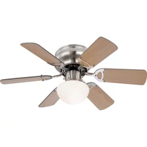 Globo UGO ventilátormatt nikkel fém E27 1x 60W (nem tartozék) IP20 - 0307