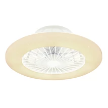 Globo TRAVO mennyezeti ventilátorfehér fém csillogó opál akril LED 1x 30W (tartozék) IP20 - 03628