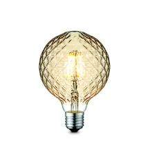 E27-LED filament fényforrás 4W 2700K 380lm borostyán üveg - 11461
