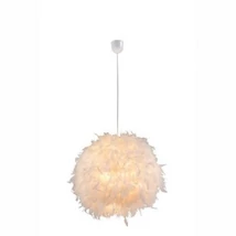 Globo KATUNGA függesztékfehér műanyag fehér szövet E27 1x 40W (nem tartozék) IP20 - 15057