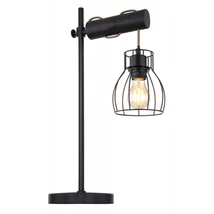 Globo MINA asztali lámpamatt fekete fém fekete fém E27 1x 40W (nem tartozék) IP20 - 15326TNB