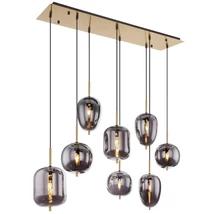 Globo BLACKY I függesztékfém üveg E14 8x 40W (nem tartozék) IP20 - 15345-8MM