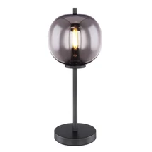 Globo BLACKY asztali lámpafekete fém üveg E14 1x 40W (nem tartozék) IP20 - 15345T