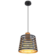 Globo ABLONA függesztékmatt fekete fém matt fekete fém E27 1x 60W (nem tartozék) IP20 - 15451H