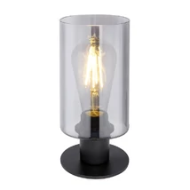Globo HADERA asztali lámpamatt fekete fém üveg E27 1x 60W (nem tartozék) IP20 - 15465T