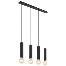 Globo MARION függesztékmatt fekete fém matt nikkel fém E27 4x 60W (nem tartozék) IP20 - 15499-4H