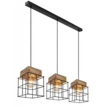 Globo MERRIL függesztékfekete fém fekete fém E27 3x 60W (nem tartozék) IP20 - 15530-3H