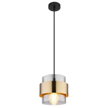 Globo MILLEY függesztékmatt fekete fém üveg E27 1x 60W (nem tartozék) IP20 - 15560H