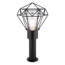 Globo HORACE kültéri állólámpafekete rozsdamentes acél fekete fém E27-LED 1x 15W (nem tartozék) IP44 - 31356