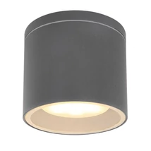 Globo ALCALA kültéri fali lámpamatt antracit alumínium áttetsző üveg GX53-LED 1x 11W (nem tartozék) IP44 - 32063A