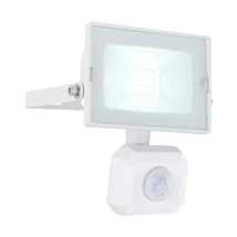Globo HELGA kültéri fali lámpafehér alumínium áttetsző üveg LED 1x 10W 6000K (tartozék) IP44 - 34247WS