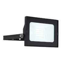 Globo HELGA I kültéri fali lámpafekete alumínium áttetsző üveg LED 1x 20W 6000K (tartozék) IP65 - 34248B