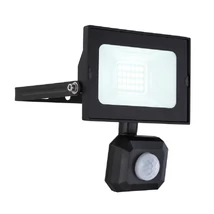 Globo HELGA I kültéri fali lámpafekete alumínium áttetsző üveg LED 1x 20W 6000K (tartozék) IP44 - 34248BS