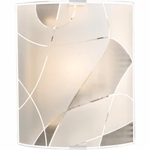 Globo PARANJA fali lámpafehér fém szatén üveg E27 1x 60W (nem tartozék) IP20 - 40403W2