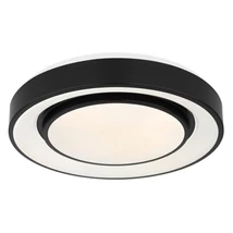 Globo SULLY mennyezet lámpafekete fém opál műanyag LED 1x 24W (tartozék) IP20 - 41368-24