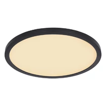 Globo SAPANA fürdőszobai mennyezet lámpafekete műanyag opál műanyag LED 1x 24W 3000K (tartozék) IP44 - 41562-24B