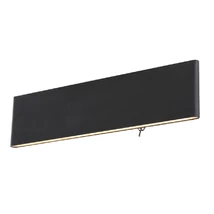 Globo SIEGFRIED fali lámpafekete alumínium opál akril LED 1x 12W 3000K (tartozék) IP20 - 41751-12B