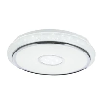 Globo DANI mennyezet lámpafehér műanyag csillogó szatén műanyag LED 1x 40W (tartozék) IP20 - 48389-40