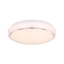 Globo KALLE mennyezet lámpafehér fém csillogó opál műanyag LED 1x 18W 3000K (tartozék) IP20 - 48408-18