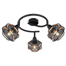 Globo BELLONA spotlámpafekete fém fekete fém E14 3x 40W (nem tartozék) IP20 - 54020-3
