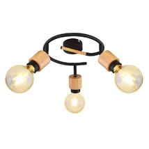 Globo JORNA spotlámpamatt fekete fém E27 3x 40W (nem tartozék) IP20 - 54031-3