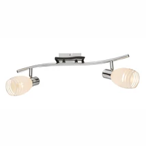 Globo TOAY spotlámpakróm fém opál üveg E14 2x 40W (nem tartozék) IP20 - 541010-2