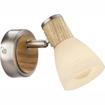Globo GYLFI spotlámpamatt nikkel fém opál üveg E14 1x 40W (nem tartozék) IP20 - 54352-1