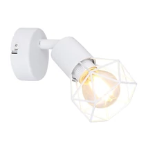 Globo XARA I spotlámpafehér fém fehér fém E14 1x 40W (nem tartozék) IP20 - 54802W-1