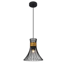 Globo PURRA függesztékfekete fém fekete fémrúdak E27 1x 60W (nem tartozék) IP20 - 54814H
