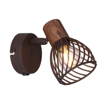 Globo ISABELLE spotlámparozsdás fém rozsda hatású fém E14 1x 40W (nem tartozék) IP20 - 54817-1