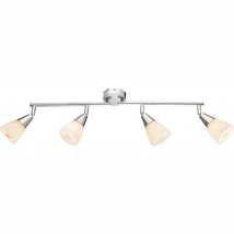 Globo TADEUS spotlámpakróm fém opál üveg E14 4x 40W (nem tartozék) IP20 - 54919-4