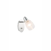 Globo ROY spotlámpakróm fém szatén üveg E14 1x 40W (nem tartozék) IP20 - 54985-1