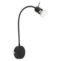 Globo MILLY fali lámpafekete fém GU10 1x 35W (nem tartozék) IP20 - 57310B