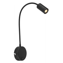 Globo MILLY fali lámpafekete fém fekete fém LED 1x 3W 3000K (tartozék) IP20 - 57311B