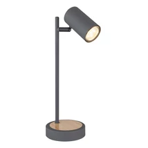 Globo ROBBY asztali lámpagrafit fém grafit fém GU10-LED 1x 5W (nem tartozék) IP20 - 57910TG