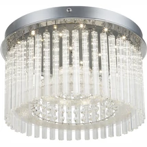Globo JOYCE mennyezet lámpakróm fém üveg rudak LED 1x 18W 4000K (tartozék) IP20 - 68568-18